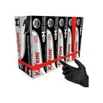 Kafem Çok Amaçlı Siyah Nitril Eldiven (M) 100 Lü X 5 Paket