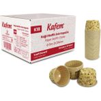 Kafem Kağıt Muffin Kek Kapsülü Desenli Kraft 50'li x 30 Paket (Koli)