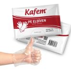 Kafem Pe Tek Kullanımlık Şeffaf Eldiven 100 Lü - belirtilmemiş