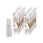 Kafem Sargılı Beyaz Kağıt Pipet 19,5cm 25li X 10 Paket