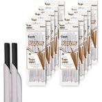 Kafem Sargılı Siyah Kağıt Pipet 19,5cm 25li X 10 Paket