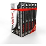 Kafem Siyah Nitril Eldiven Pudrasız Ekstra Kalın (M) 50 Li X 5 Paket