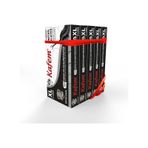 Kafem Siyah Nitril Eldiven Pudrasız Ekstra Kalın (XL) 50 Li X 5 Paket