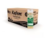 Kafem Yassı Çöp Şiş - Sunum Kürdanı 25 cm 50 Li x 100 Paket (Koli)