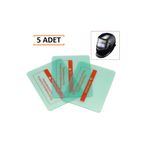 Kafenn Otomatik Kararan Kaynak Maske Camı Dış Koruyucu 104x115 Mm 5 Adet