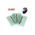 Kafenn Otomatik Kararan Kaynak Maske Camı Iç Koruyucu 42x102 Mm 10 Adet