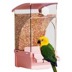 Kafes için kuş yemi otomatı | otomatik yem dispenseri | kuş dekorasyonu muhabbet kuşları, kanarya kuşları, ispinozlar ve diğer süs kuşları için