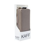 Kaff 01105 Açık Vizon Krinkıl Kumaş Yıkanabilir Çift Bölmeli Gözlü Kalemlik Kalem Kutusu