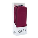 Kaff 01105 Krinkıl Kumaş Bordo Suya Dayanıklı Çift Bölmeli Gözlü Kalemlik Kalem Kutusu
