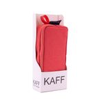Kaff 01105 Yeni Sezon Krinkıl Kumaş Yıkanabilir Çift Bölmeli Gözlü Kalemlik Kalem Kutusu - Mercan