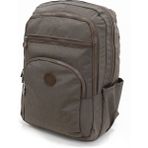Kaff Krinkıl Kumaş Suya Dayanıklı 4 Bölmeli Unisex Seyahat, Laptop, Okul, Sırt Çantası - Kahverengi