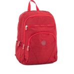 Kaff Krinkıl Kumaş Suya Dayanıklı 4 Bölmeli Unisex Seyahat, Laptop, Okul, Sırt Çantası - Kırmızı