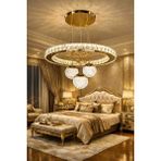 Kafkas 60LIK 3 Toplu Gold Kristal Avize