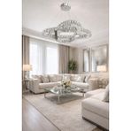 Kafkas 65LİK Birleşik Elips Gümüş Kristal Avize - 1