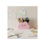 Kafs Store Dekoratif Bulut Kalemlik | 15 cm | Masa & Çalışma Masası Organizer-Pembe
