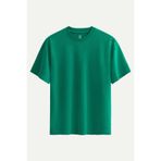 KAFT Erkek Oversize Basic T-Shirt - Urban - Forest Shade
