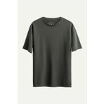 KAFT Erkek Oversize/ Relax Fit Basic T-Shirt - Asphalt