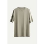 KAFT Erkek Oversize/ Relax Fit Basic T-Shirt - Concrete