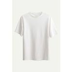 KAFT Erkek Oversize/ Relax Fit Basic T-Shirt - Off White