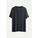 KAFT Erkek Oversize/ Relax Fit Basic T-Shirt - Raven