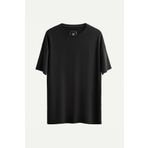 KAFT Erkek Oversize/ Relax Fit Basic T-Shirt - Tar