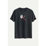 KAFT Erkek Regular Fit Tasarım T-Shirt - Dim
