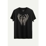 KAFT Erkek Regular Fit Tasarım T-Shirt - Mano Unus
