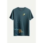 KAFT Erkek Regular Fit Tasarım T-Shirt - Omorph