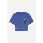 KAFT Kadın Flat Cut Crop T-Shirt - Triak