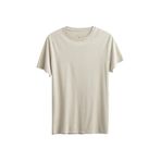 KAFT Unisex Regular Fit Basic T-Shirt Bone, S
