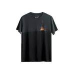 KAFT Unisex Regular Fit Tasarım T-Shirt Burning Tire, M
