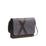 KAFT Unisex Yatay Postacı Çantası Nevend, Plum