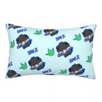 Kageyama Shigeo Mob Anime Yastık Kılıfları Reigen Arataka Sevimli Karikatür Baskılı Yastık Kılıfı Standart Boyut 40 * 60 cm Araba Kanepe Dekoratif Yastık Yastık Kılıfı