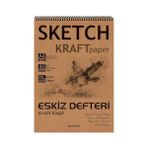 Kağıt A4 Eskiz Defteri 90 Gr. Spiralli 50 Yaprak - -- - Option-1