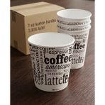 Kağıt Bardak 7 Oz Karton Bardak 3000 Adet Ekonomik Paket Tek Kullanımlık Karton Bardak Sıcak & Soğuk