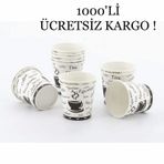 Kağıt Bardak Karton Bardak 6 Oz 1000'li