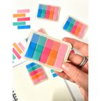Kağıt Gemi 5 Renkli Neon Transparan Tonları Indeks Sticker/index/post-It/postit/kitap Ayracı/not Kağıdı