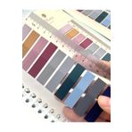 Kağıt Gemi Dükkan 10 Renkli Cetvelli Retro Koyu Tonlar Şeffaf Pet İndeks Sticker/İndex/Postit/Kitap Ayracı/Not Kağıdı