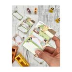 Kağıt Gemi Dükkan 3 Parça Farklı Boyutlarda Yeşil Sticky Note Set/Postit/Bloknot/Not Kağıdı Renkli 1512S765