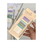 Kağıt Gemi Dükkan 8 Renkli Cetvelli Mor Ve Mavi Tonları Şeffaf Pet İndeks Sticker/İndex/Postit/Kitap Ayracı/Not Kağıdı