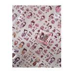 Kağıt Gemi Dükkan Çilek Kız Ve Nefis Tatlılar 100 Yaprak Pembe Mini Kutu Şeffaf Pet Sticker Seti/Etiket/Çıkartma/Su Geçirmez Pembe 1512S711