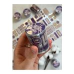 Kağıt Gemi Dükkan Memory Of Display 136 Adet Retro Mor Çıkartmalı Washi Bant 2m/Sticker/Masking Tape/Desenli Bant