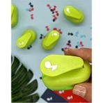 Kağıt Gemi Dükkan Nota Desenli Delgeç 6.3 cm x 4.9 cm Kawaii Tasarım ile Eğlenceli