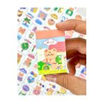 Kağıt Gemi Dükkan Sevimli Ayı 50 Yaprak Turuncu Defter Sticker/Etiket/Çıkartma/Bullet Journal/Defter Süsleme/Scrapbook Turuncu 1512S311