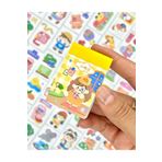 Kağıt Gemi Dükkan Sevimli Kız 50 Yaprak Sarı Defter Sticker/Etiket/Çıkartma/Bullet Journal/Defter Süsleme/Scrapbook Sarı 1512S309