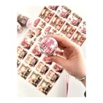 Kağıt Gemi Dükkan Vintage Pink Cozy Room Pembe Ev Tasarımı 2m Washi Bant/Masking Tape/Desenli Bant/Bullet Journal