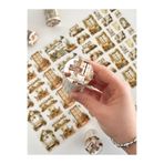 Kağıt Gemi Dükkan Vintage Rustic Home Beyaz İç Mekan Ev Tasarım 2m Washi Bant/Masking Tape/Desenli Bant/Bullet Journal