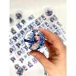 Kağıt Gemi Glass Fairyland Butterfly Girl Serisi 2m Washi Bant / Washi Tape / Masking Tape / Desenli Bant / Bullet Journal