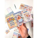 Kağıt Gemi Kapibara Ile Meslekler 3bölüm 42YAPRAK Oyun ve Görev Tamamlama Aktivite Sticker Seti/etiket/çıkartma