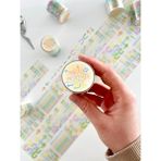 Kağıt Gemi Pastel Renkli Ok Desenli 2m 876 Adet Tek Tek Çıkartmalı Sticker Washi Bant/etiket/çıkartma